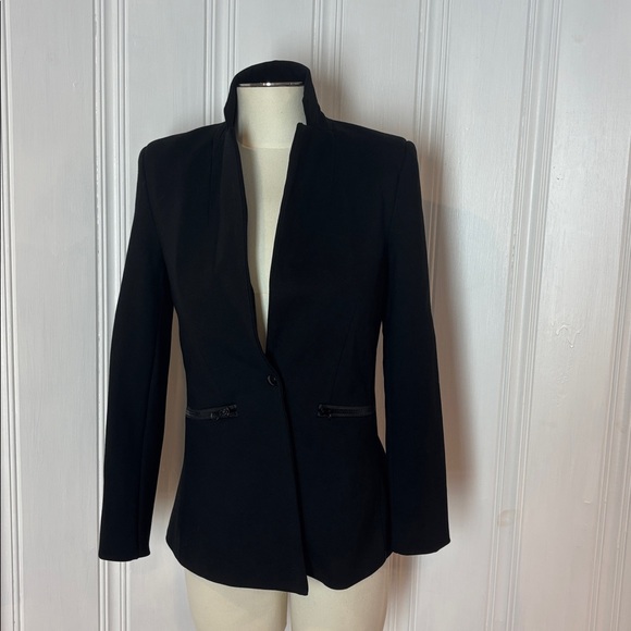 JAMISON Black Stretch Blazer with Removable Bib – size S - Picture 7 of 10